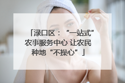 渌口区：“一站式”农事服务中心 让农民种地“不操心”
