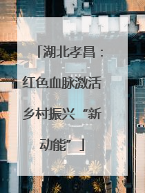 湖北孝昌：红色血脉激活乡村振兴“新动能”