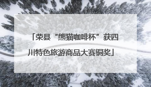 荣县“熊猫咖啡杯”获四川特色旅游商品大赛铜奖