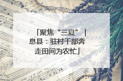 聚焦“三夏”｜息县：驻村干部奔走田间为农忙