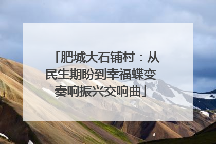 肥城大石铺村：从民生期盼到幸福蝶变奏响振兴交响曲
