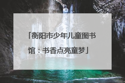 衡阳市少年儿童图书馆：书香点亮童梦
