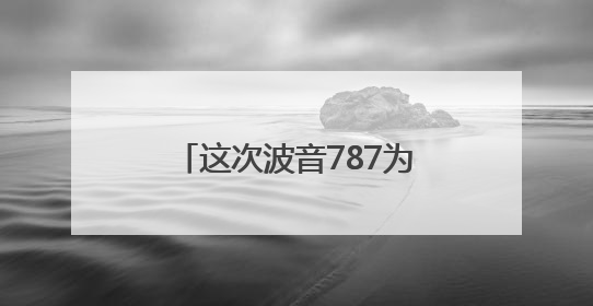 这次波音787为何没有全球停飞？