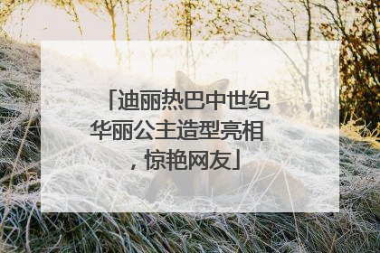 迪丽热巴中世纪华丽公主造型亮相，惊艳网友