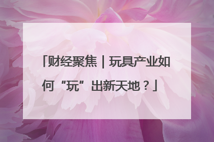 财经聚焦｜玩具产业如何“玩”出新天地？