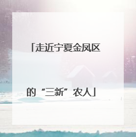 走近宁夏金凤区的“三新”农人
