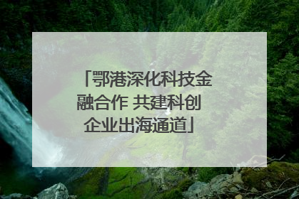 鄂港深化科技金融合作 共建科创企业出海通道