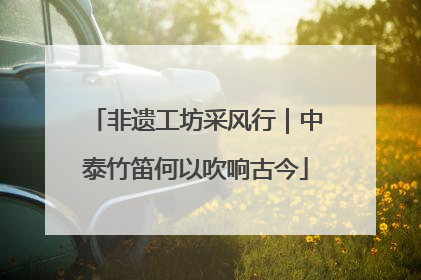 非遗工坊采风行｜中泰竹笛何以吹响古今