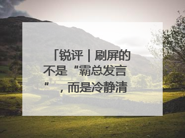 锐评｜刷屏的不是“霸总发言”，而是冷静清醒的长期主义