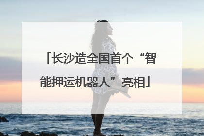 长沙造全国首个“智能押运机器人”亮相