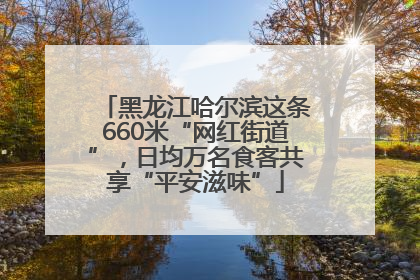 黑龙江哈尔滨这条660米“网红街道”，日均万名食客共享“平安滋味”