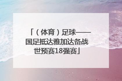 （体育）足球——国足抵达雅加达备战世预赛18强赛