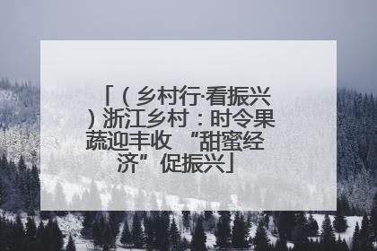 （乡村行·看振兴）浙江乡村：时令果蔬迎丰收 “甜蜜经济”促振兴
