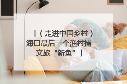 （走进中国乡村）海口最后一个渔村捕文旅“新鱼”