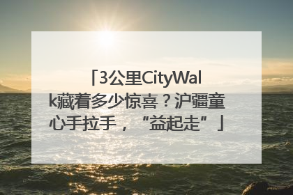 3公里CityWalk藏着多少惊喜？沪疆童心手拉手，“益起走”