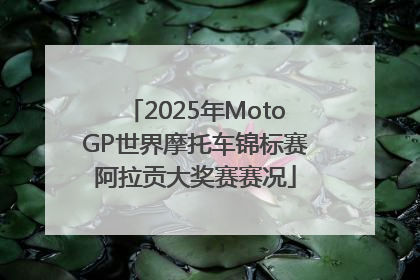 2025年MotoGP世界摩托车锦标赛阿拉贡大奖赛赛况