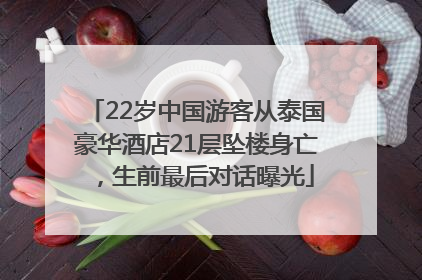 22岁中国游客从泰国豪华酒店21层坠楼身亡，生前最后对话曝光
