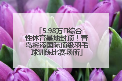 5.98万㎡综合性体育基地封顶！青岛将添国际顶级羽毛球训练比赛场所
