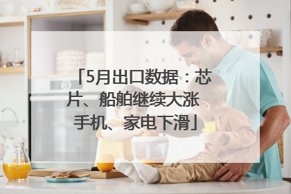 5月出口数据：芯片、船舶继续大涨 手机、家电下滑