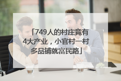 749人的村庄竟有4大产业，小官村一村多品铺就富民路