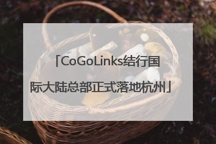 CoGoLinks结行国际大陆总部正式落地杭州